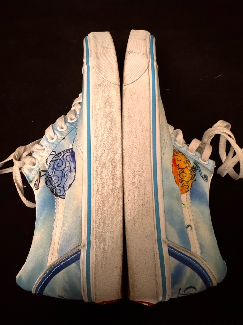 Vans x One Piece Old Skool "Devil Fruit" sz 10.5 womens 9 Mens - Picture 7 of 8